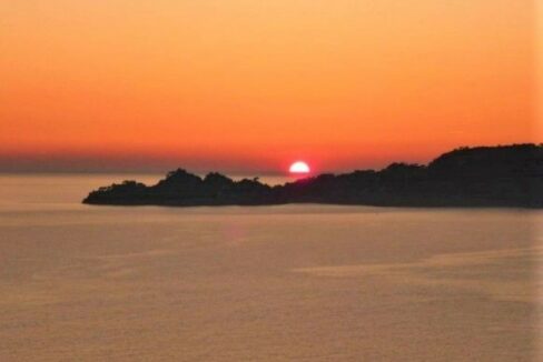 roof terrace - view of Portofino at sunset